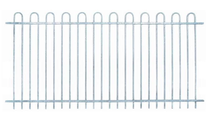Bow top fencing 1.8m high