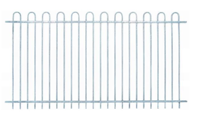 Bow top fencing 2m high