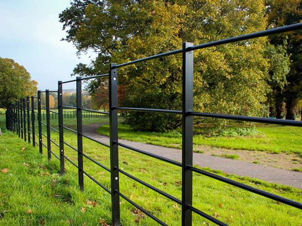 metal estate fencing