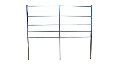 Tubular galvanised estate railings