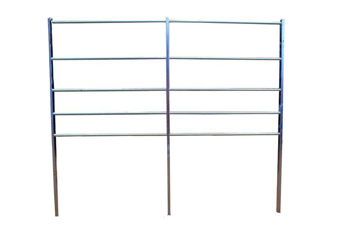Tubular galvanised estate railings