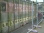Temporary Fencing with plastic feet