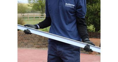 Galvanised metal posts
