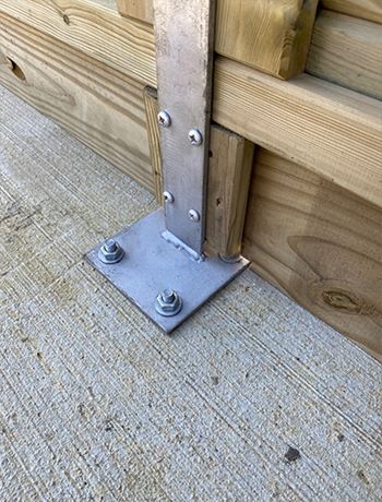 metal post base
