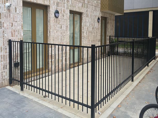 Residential metal railings