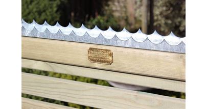 Security Comb installed on a fence