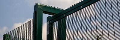 Commercial security fencing
