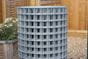 Galvanised mesh wire fencing