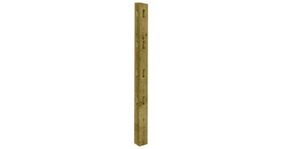 Four Mortice Post and Rail Corner Fence Post