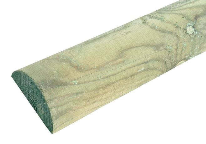 Machine Rounded Half Round Rail