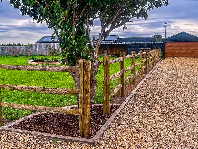 Heavy Post And Rail Fencing Jacksons Fencing