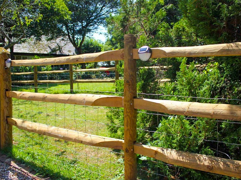 Heavy Post And Rail Fencing Jacksons Fencing