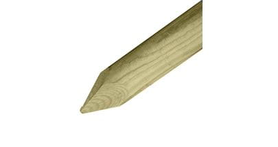 straining posts pointed