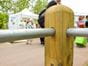 silver rail demarcation fencing