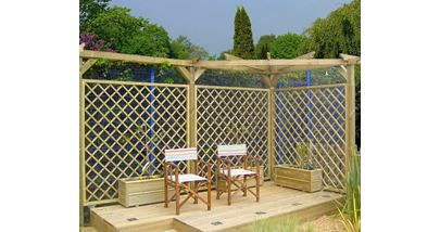 Corner Pergola
