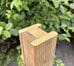 Slotted Fence Post with End Post Strip