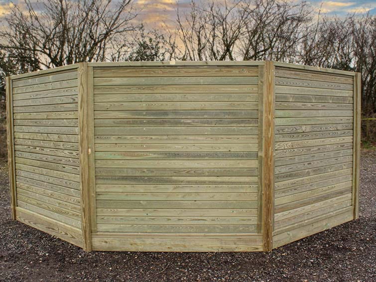 45 Degree Angled Slotted Fence Post Jacksons Fencing