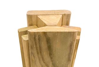 Slotted 30-45 degree ANGLED Corner Post