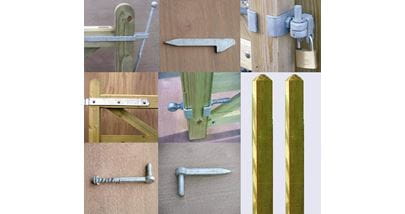 agricultural gate fixings