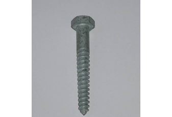 M8 x 65mm Coach Screw Galvanised Finish