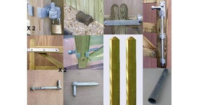 entrance gate fixings set