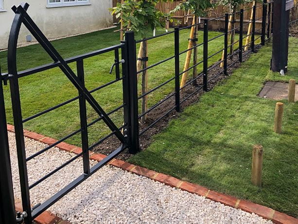 black-estate-fencing-and-gate