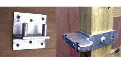 Timber Gate Rockerbottom Hinge Set