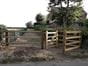 timber kissing gate
