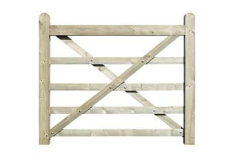 1.50m Uni-Gate Braced for Left Hand Hanging Planed Finish Jakcured#