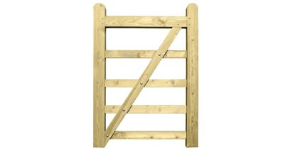 255000 - 900mm wide Left hand hanging gate
