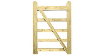 Field or drive gate 900mm wide