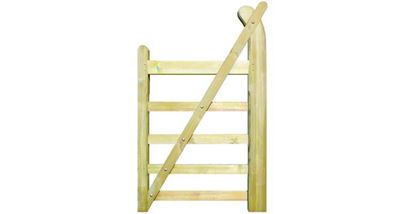 Right hand narrow entrance gate