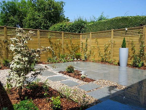 semi solid fence panel