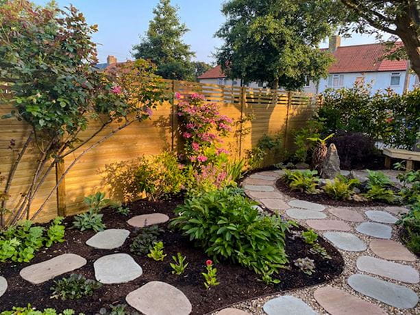 Canterbury combi front garden fencing