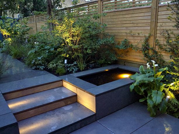 Modern garden fencing canterbury combi