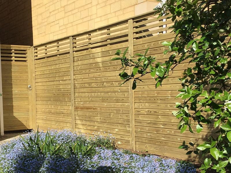 Canterbury Combi Slatted Fence Panels Jacksons Fencing