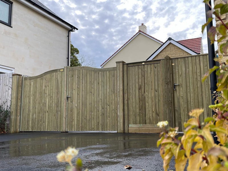 simple driveway gate ideas