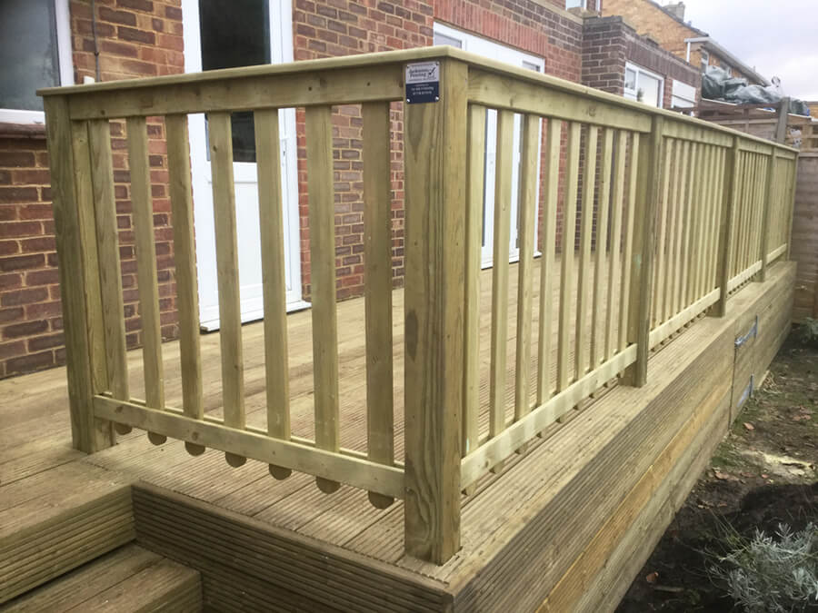 Wooden Garden Balustrade Jacksons Fencing