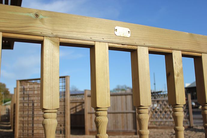 Jacksons decking and balustrade