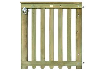 Style 1 Right Hand Hinged Decking Balustrade Gate 1.01mHx1.0mW including fittings Jakcured