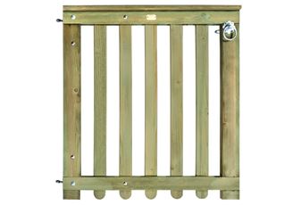 Style 1 Left Hand Hinged Decking Balustrade Gate 1.01mHx1.0mW including fittings Jakcured
