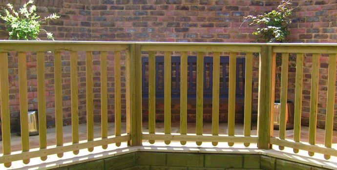timber balustrade style 1