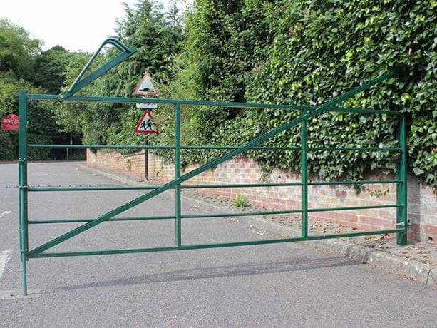 Estate railing entrance gate
