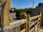 traditional wooden entrance gate