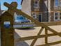 wooden entrance gate
