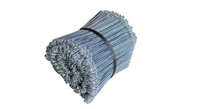 200mm galvanised wire ties