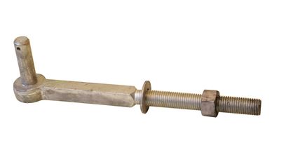 Hinge for use with wooden posts