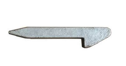 Gate spring catch receiver