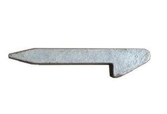 Spring Catch Receiver Knock In Design (Ref "K") Galvanised