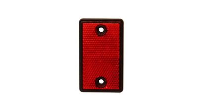 Red post reflector